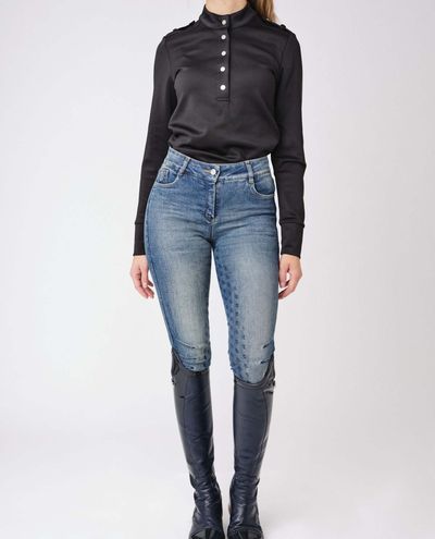 Blue Denim Breeches Maggie PS of Sweden
