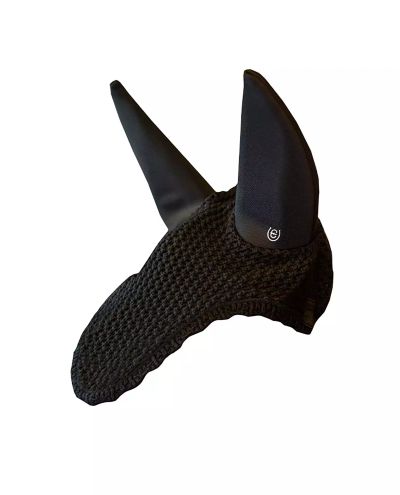 Padded Ear Bonnet Clean Black (Full)