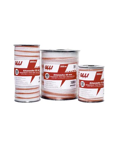 Olli Nastro per recinzione rosso-bianco 20mm/200m