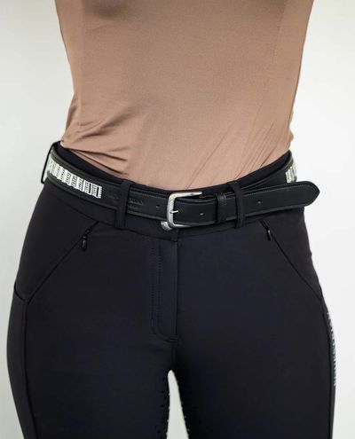 Cintura nera sottile