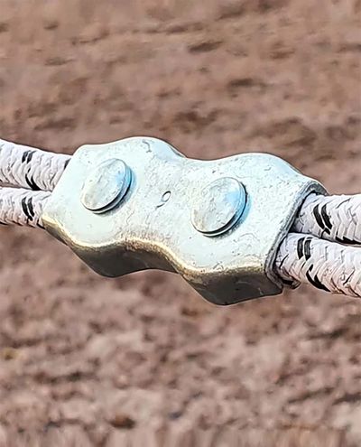 Olli Connettore per corda 5-8 mm per recinzione, elettrozincato, 10 pz